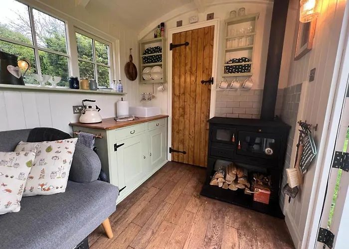 Shepherd Hut Glamping In Northumberland