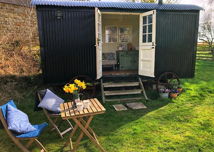 Shepherd Hut Glamping In Northumberland
